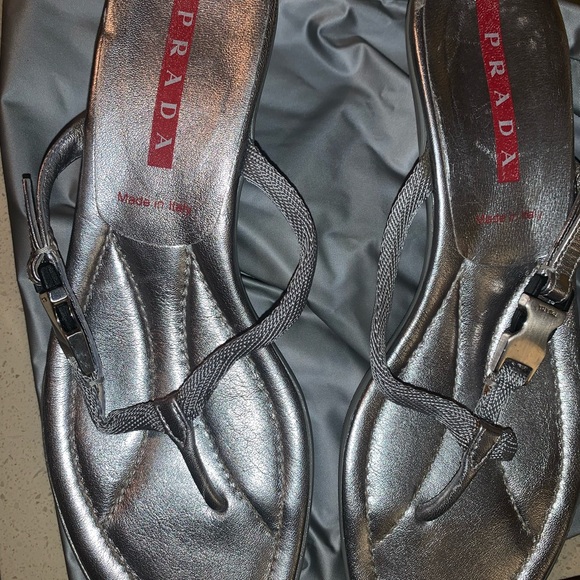 Prada sandals size 7 - Picture 2 of 4